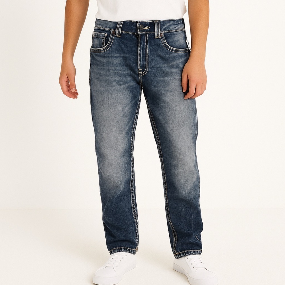 Wrangler Rock 47 Men’s Bootcut Jeans 36x32 – Classic Western Denim Style.